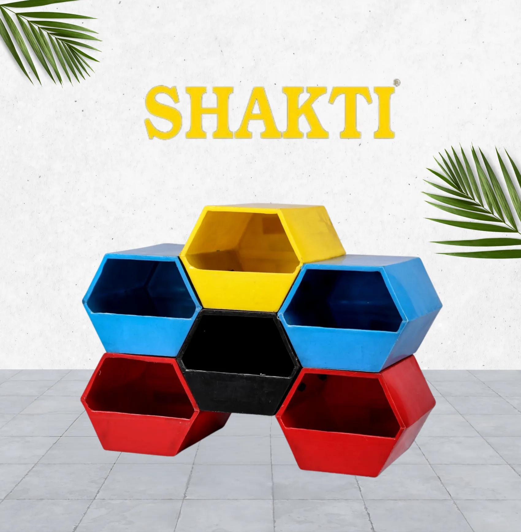 Shakti Hexagonal Bins